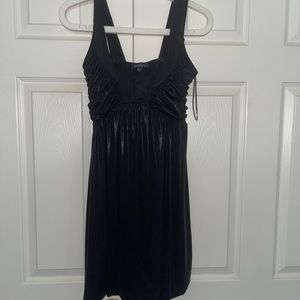 Bebe black sheen mini Dress XS